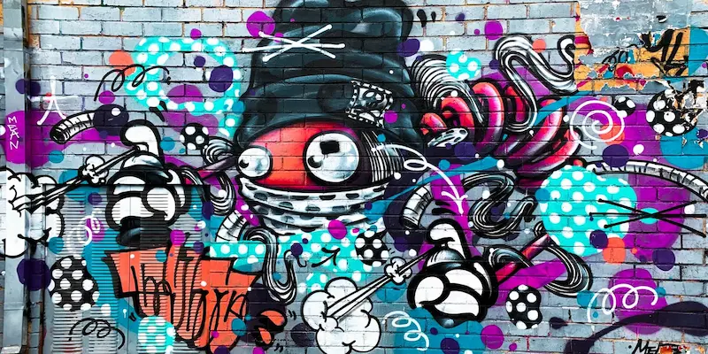Grafite no centro